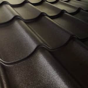 Dakpanprofielplaten matzwart