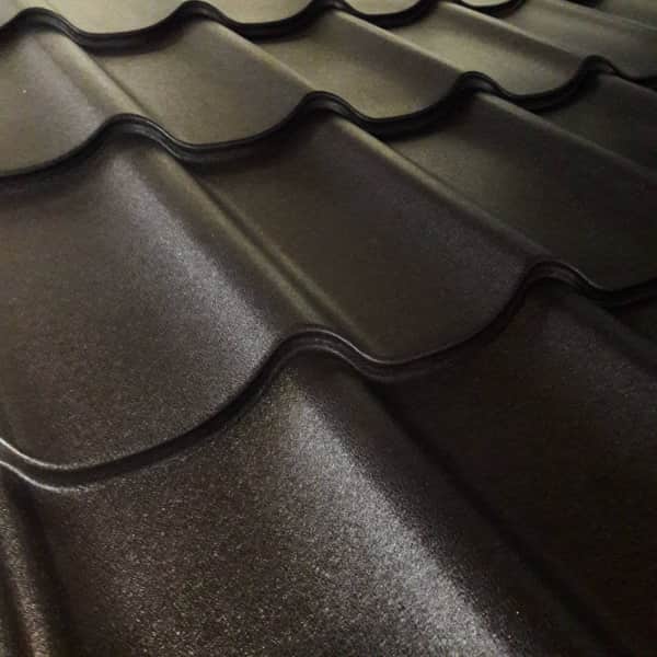 Dakpanprofielplaten matzwart