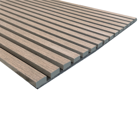 Akoestische panelen 280x60cm Kleur Gerookt eiken Lattenwand Akupanelen