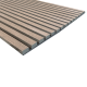 Akoestische panelen 280x60cm Kleur Gerookt eiken Lattenwand Akupanelen