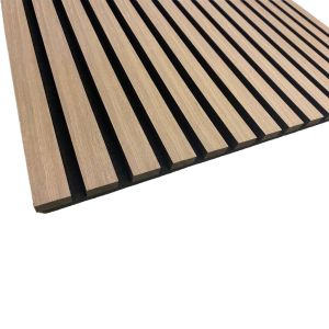 Akoestische-panelen-280x60 cm kleur Silver1 zijdig-fineer Lattenwand Akupanelen