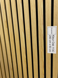 Akupaneel kleur Oak 113C dichtbij