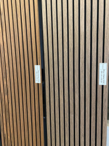 Akupaneel kleur walnut 280cm