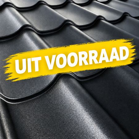 Dakpanprofielplaten matzwart voorraad