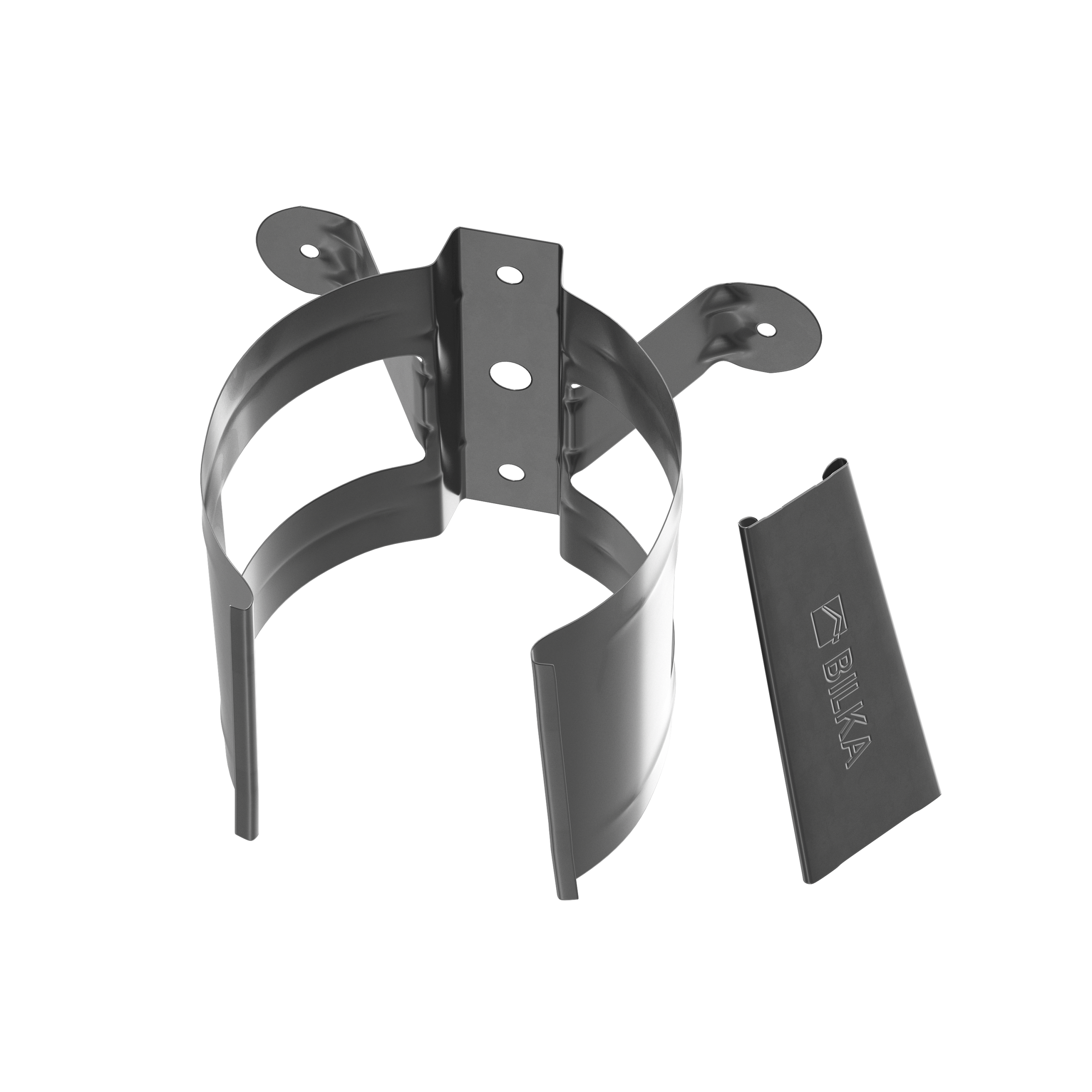 Verzinkt stalen HWA Ø100 mm. bevestiging afvoerbuis  – Magnelis – goot type 150/100 mm