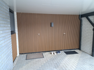 WPC kleur Teak. HKC – WPC wandpanelen kleur Teak