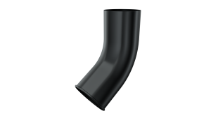 afvoervoet 60° Ø88 mm zwart goot type 125 / 88 mm.